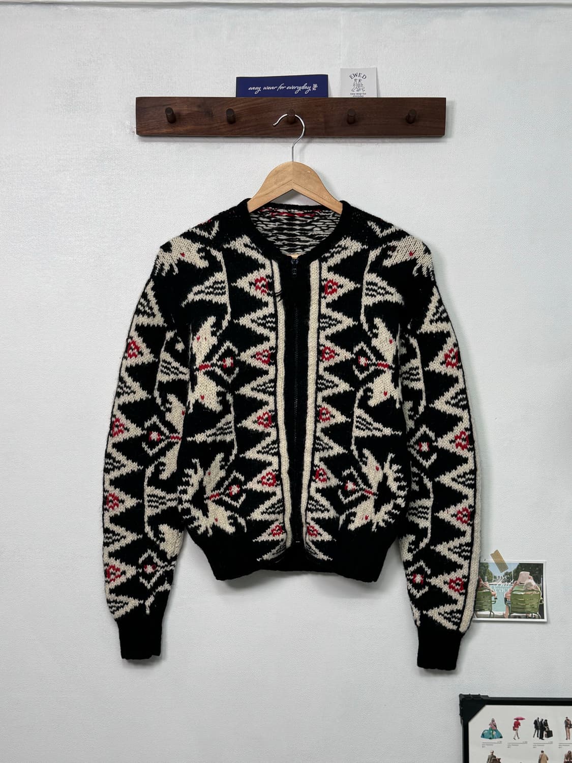 노르딕 울 집업 가디건/N111 상품이미지2