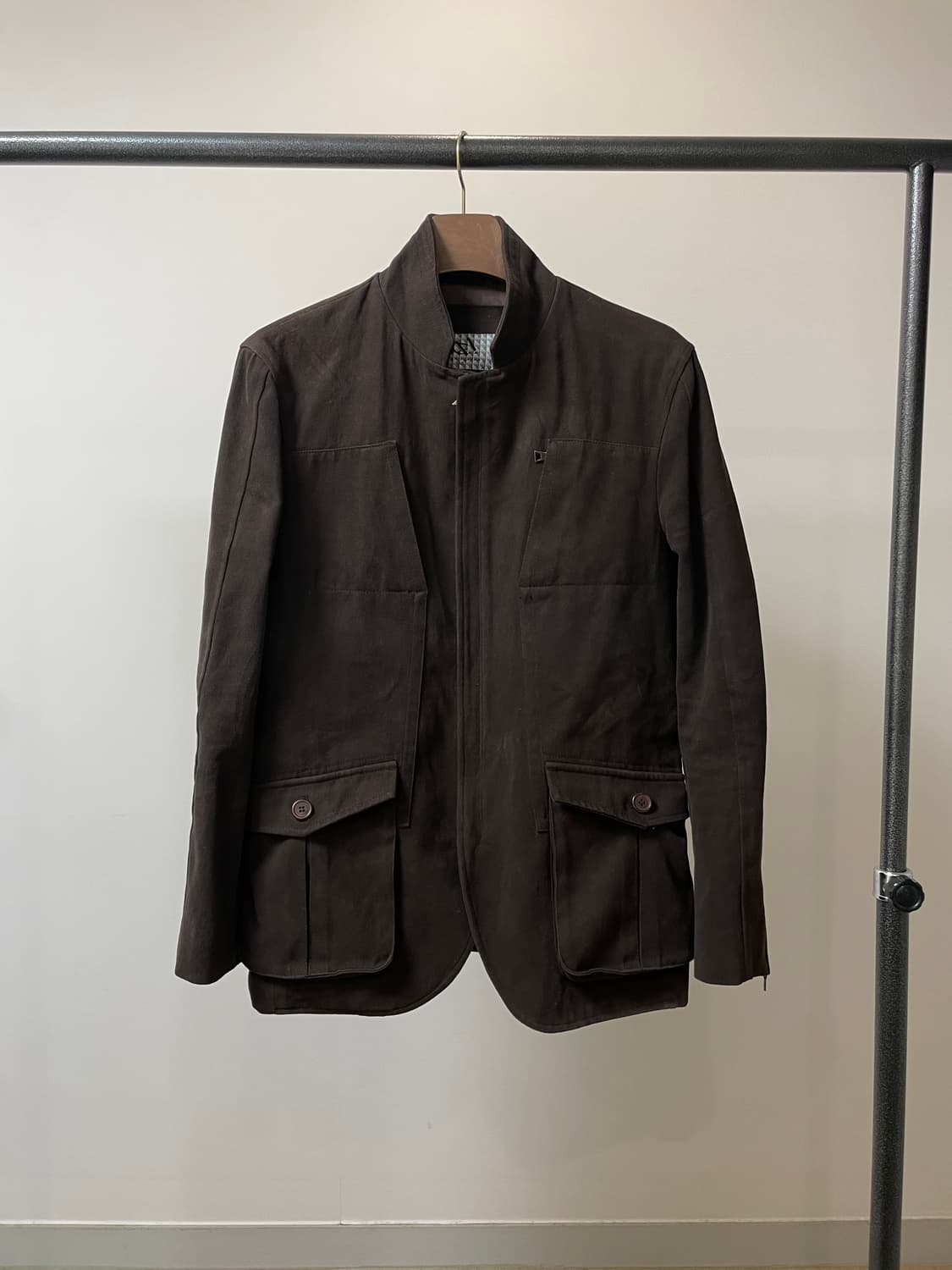 (100) MF 마자 플라바 브라운 스웨이드 자켓 상품이미지1