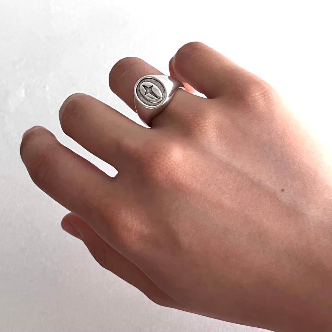 십자 시그넷 반지 상품이미지2