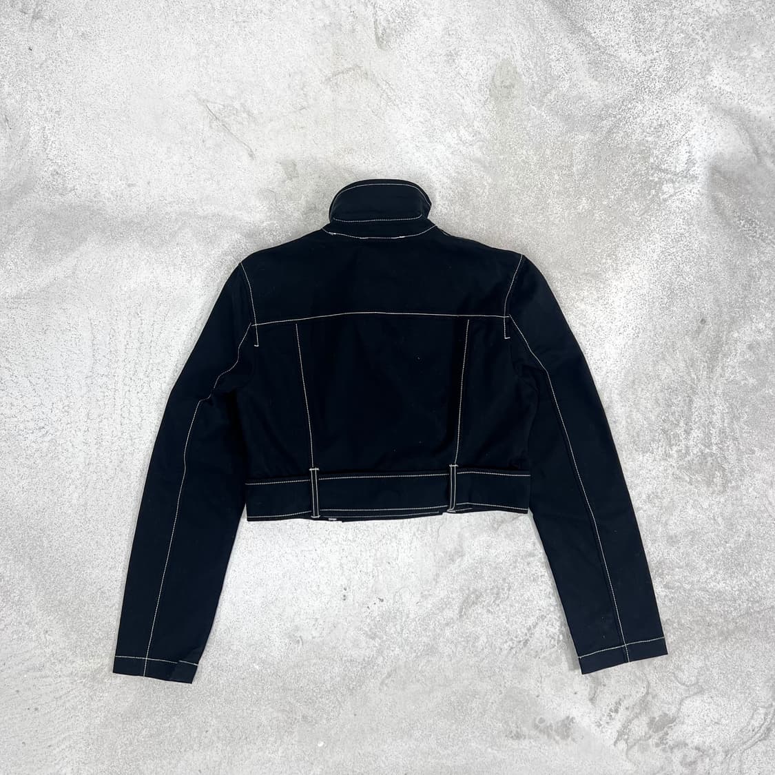 AX 아르마니 익스체인지 블랙 크롭 자켓 상품이미지4