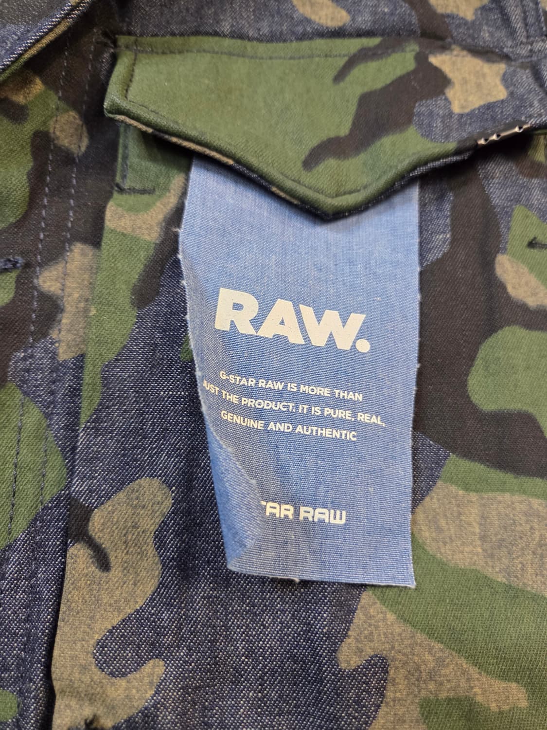 G-Star RAW 카모 밀리터리 자켓(XS)택없음 상품이미지3