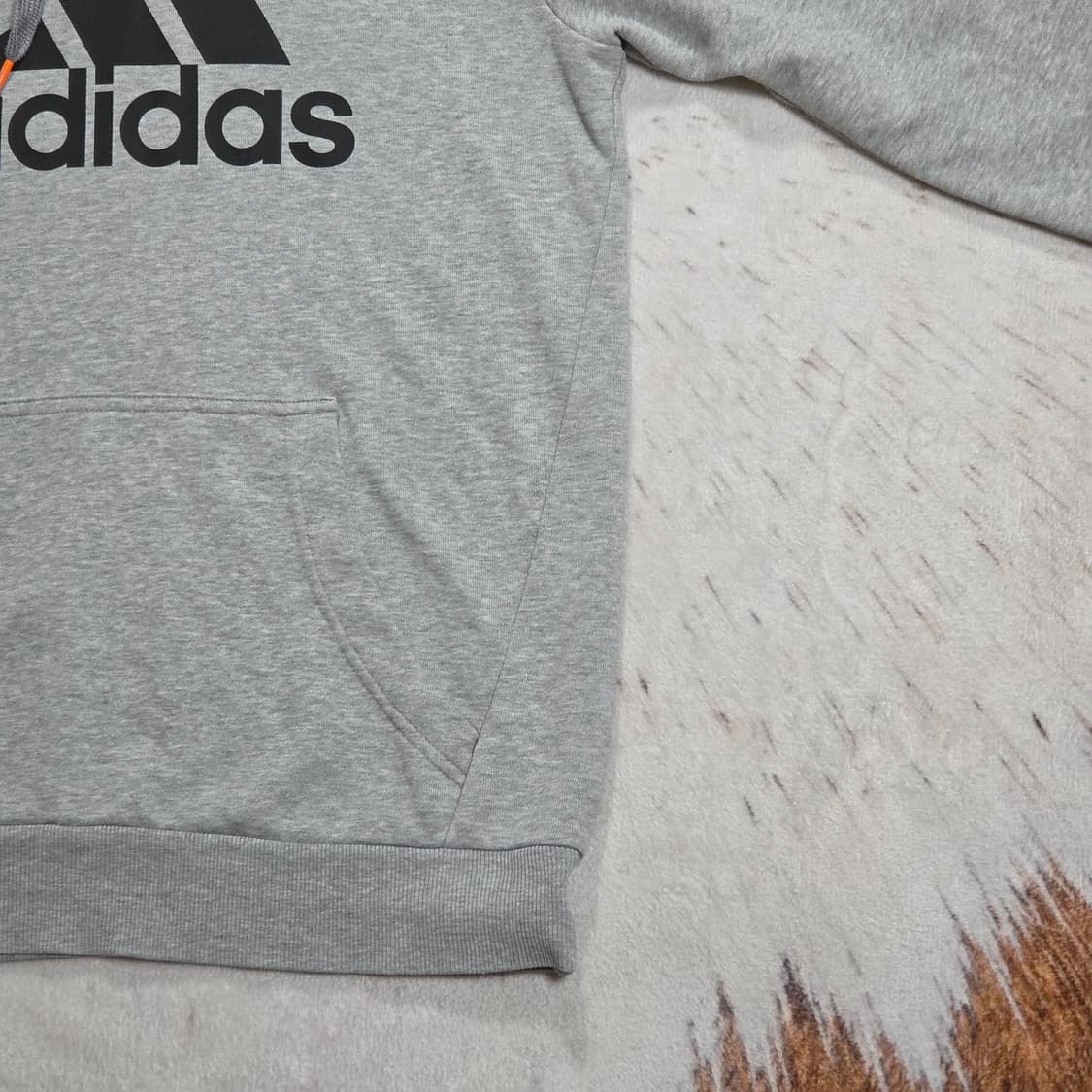 아디다스 그레이 후드티 상품이미지3