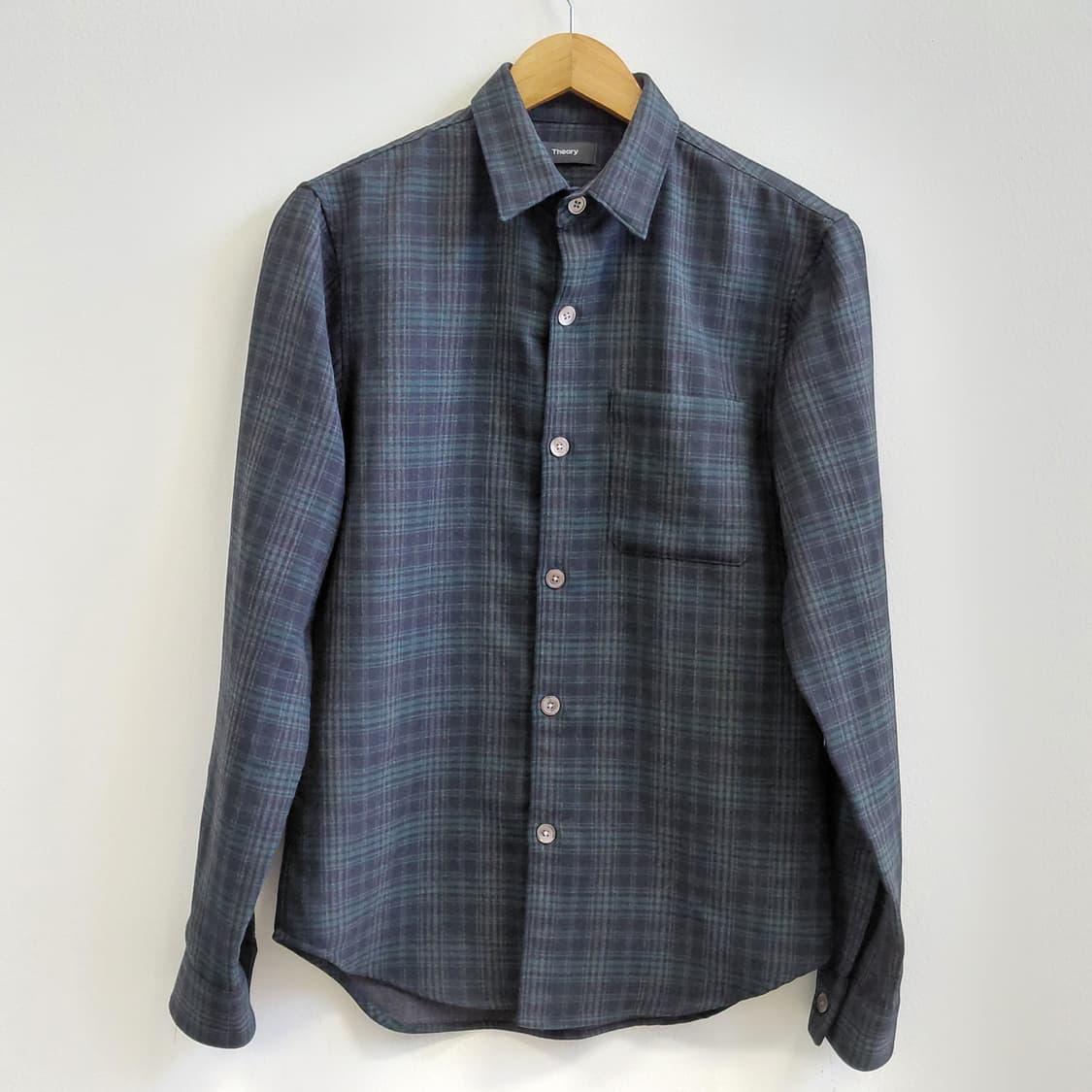 Theory 체크 셔츠 XS 남자 (90) 상품이미지1