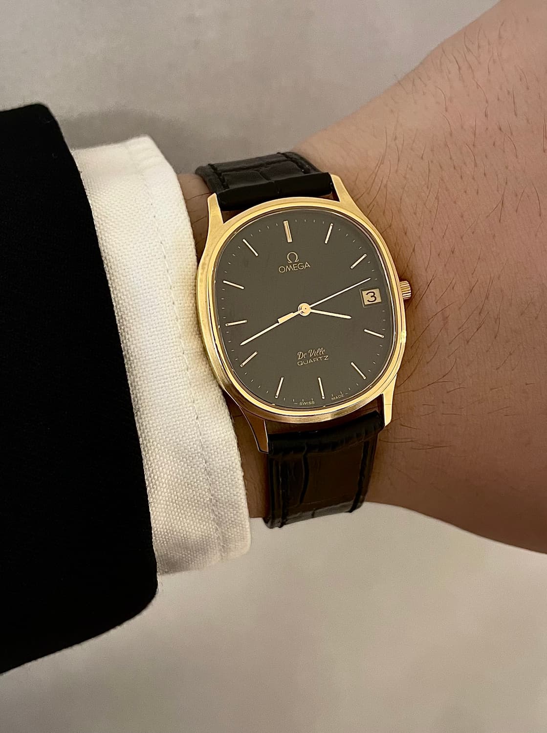 오메가 엘립스 검판 초침 빈티지 시계 상품이미지1