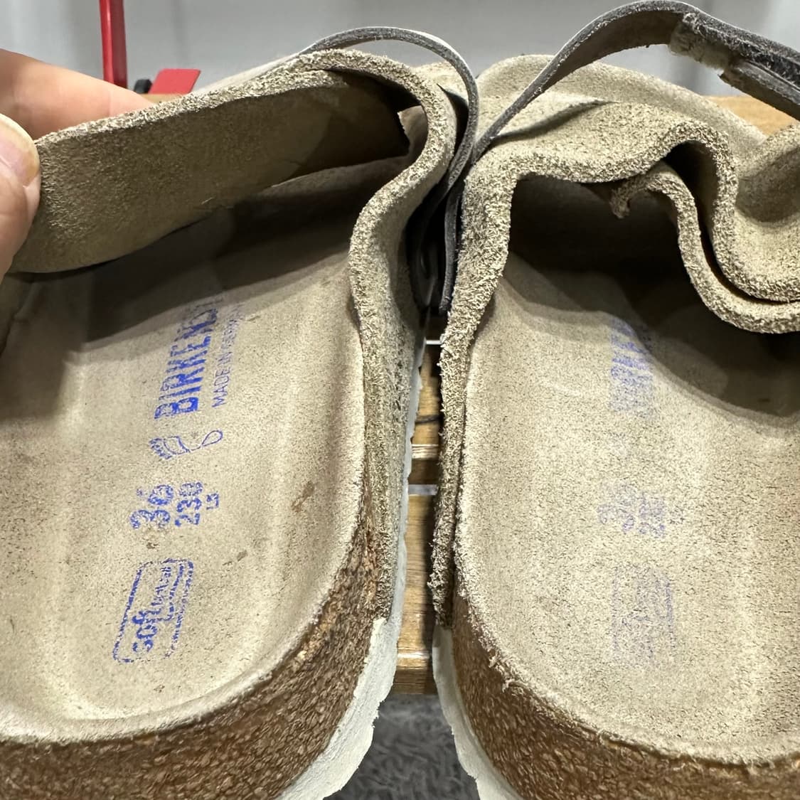 230) 버켄스탁 샌들 여성 여자 슬리퍼 교토 Kyoto 타우페 상품이미지6