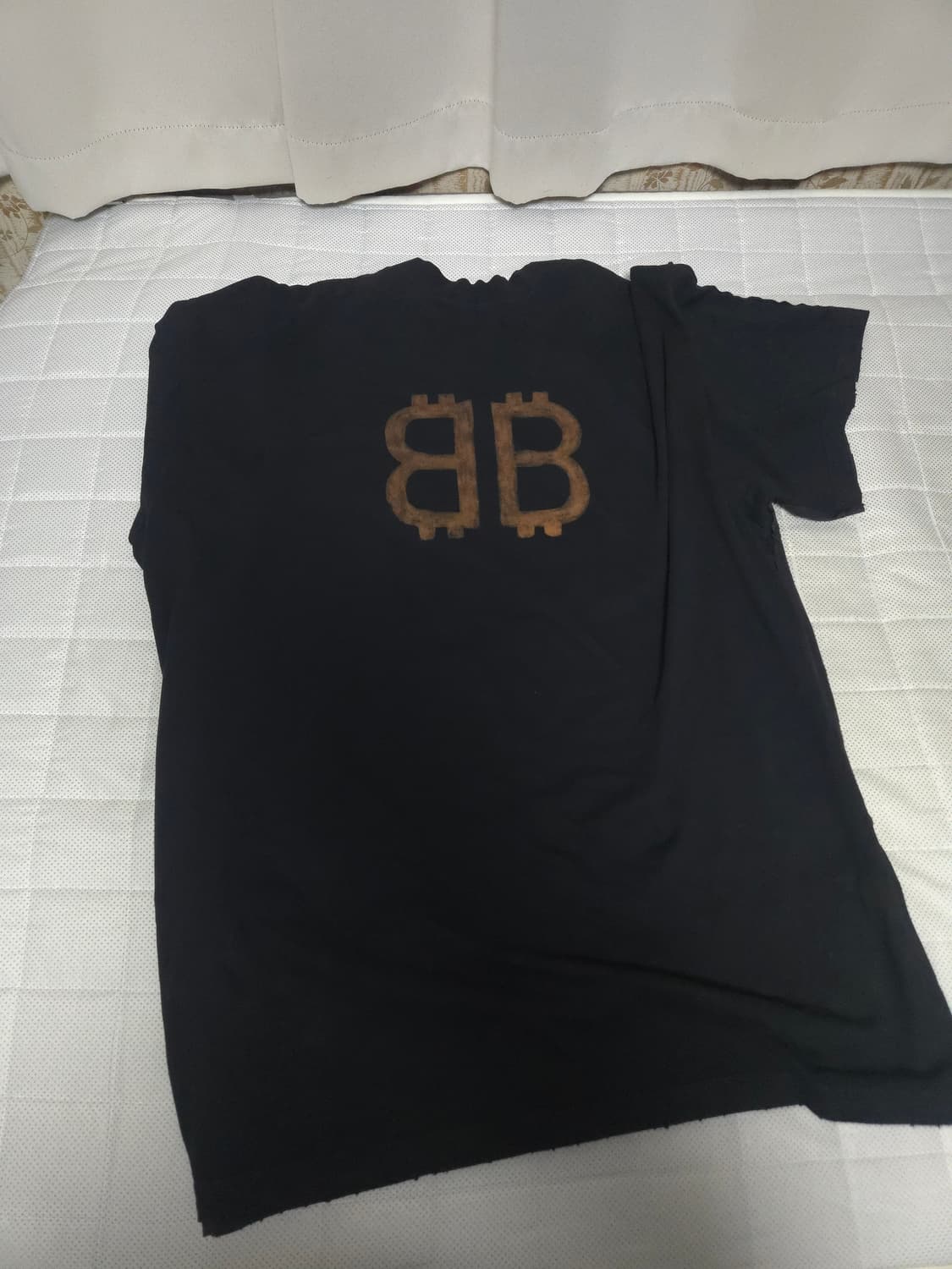 발렌시아가 파리 문 + BB 크립토 더블 프론트 반팔 티셔츠 파리스 상품이미지9