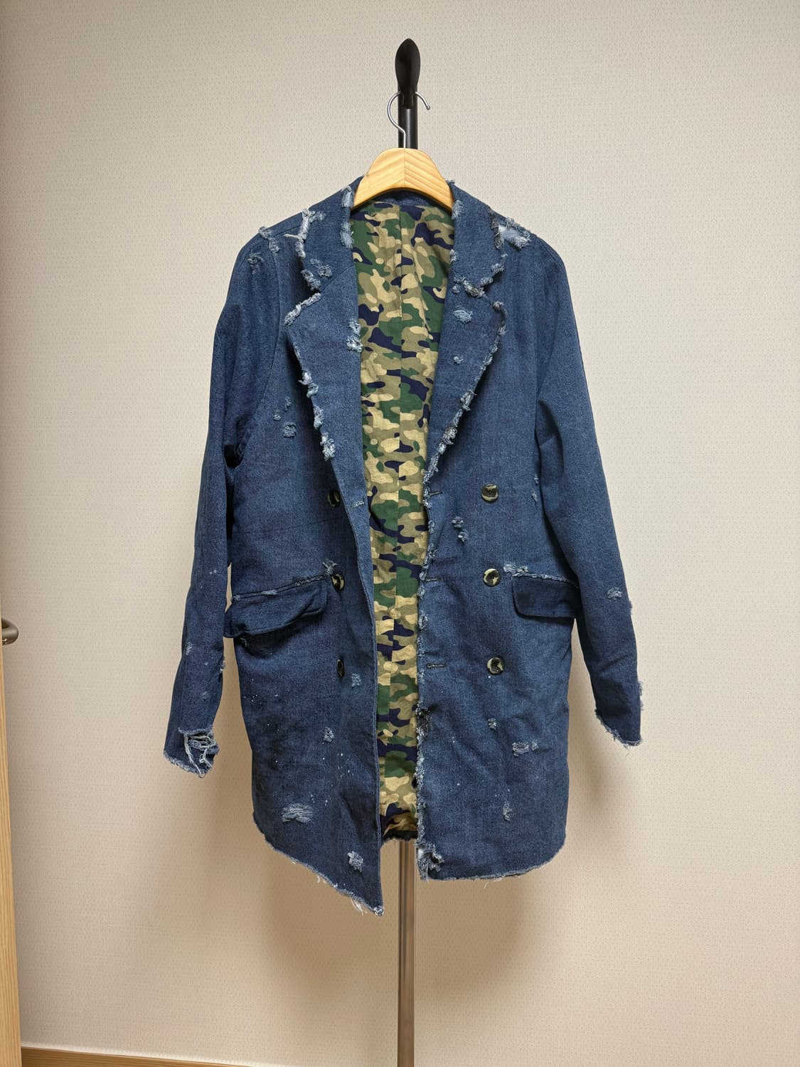 빈티지 데님 코트 상품이미지1