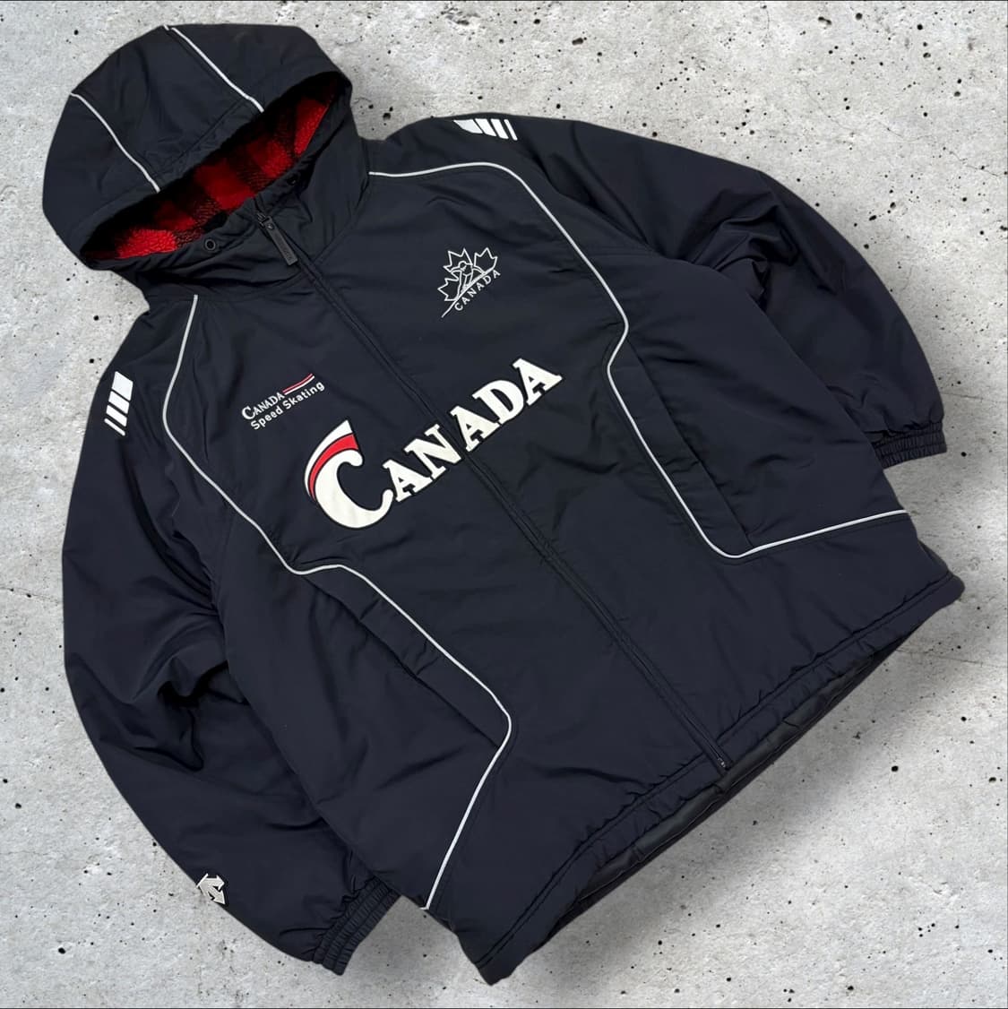 [105] 데상트 캐나다 스피드 스케이팅 패딩 자켓 B257 상품이미지1