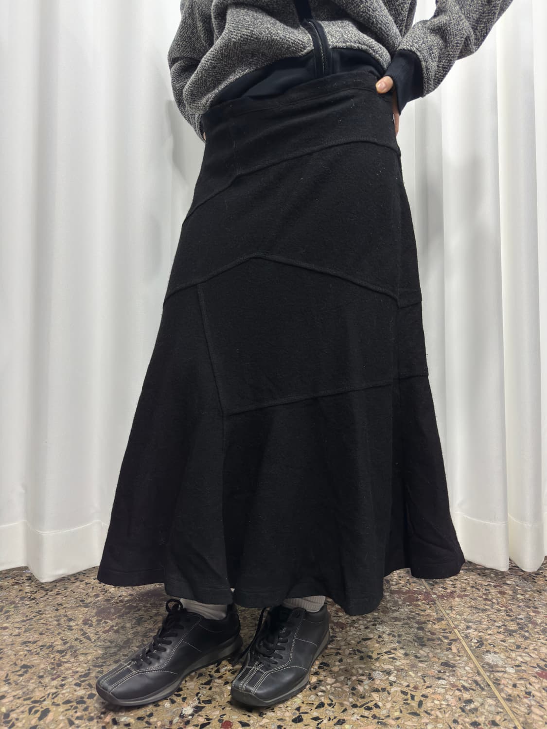 keiko kishi design wool skirt 상품이미지1