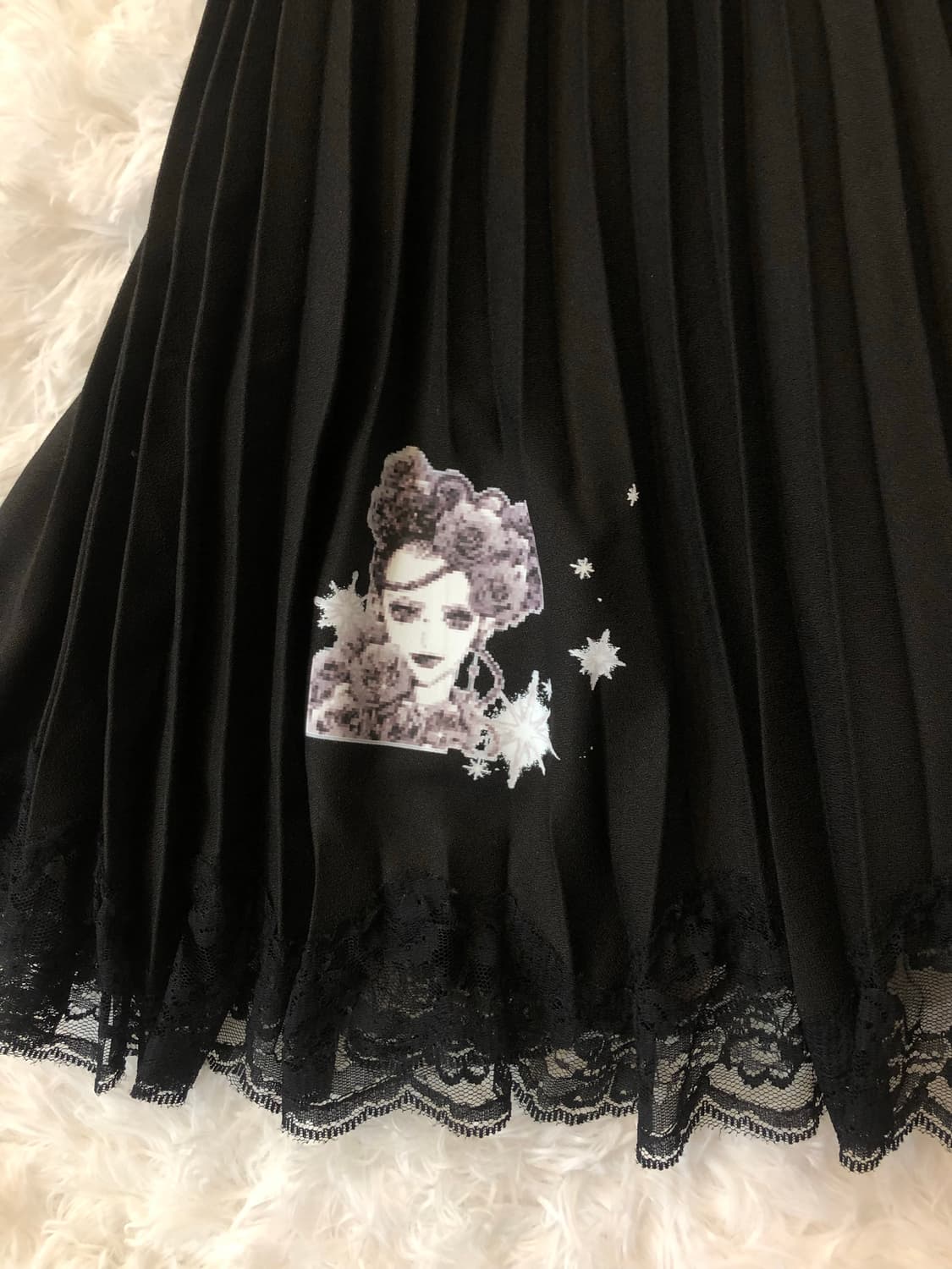 black lace skirt 상품이미지3