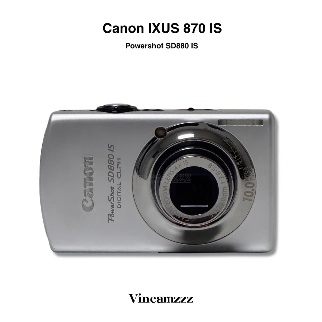 Canon 캐논 익서스 IXUS 870 IS (sd880)디지털 카메라 상품이미지1