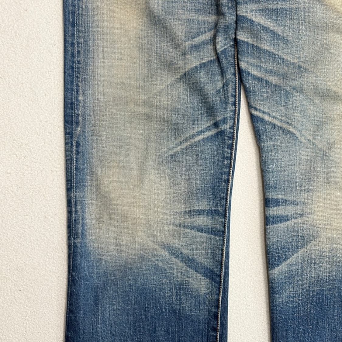 LEVI'S 501 버튼플라이 워싱 진 82X84 상품이미지2