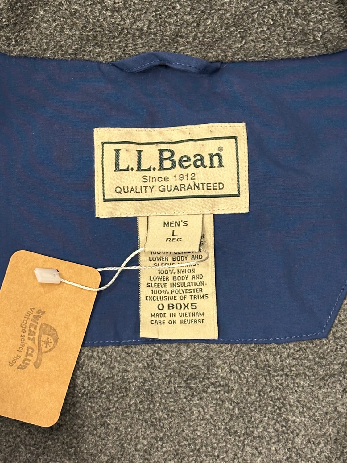 L.L.Bean 엘엘빈 롱 후디드 웜업자켓  L 상품이미지4