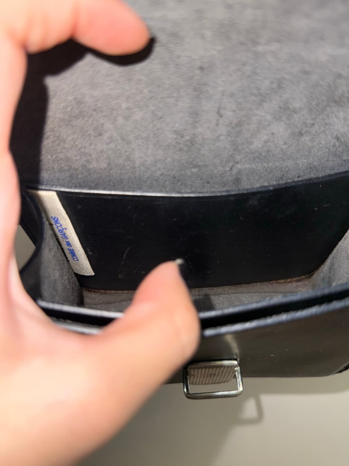 2000s CommedesGarcons mini leather bag 상품이미지9