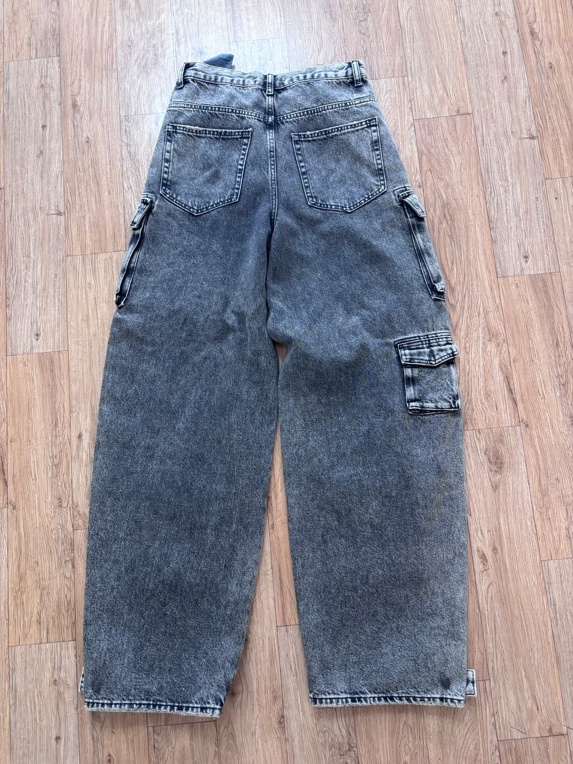 자라 유틸리티 카고진 블랙 36 상품이미지2