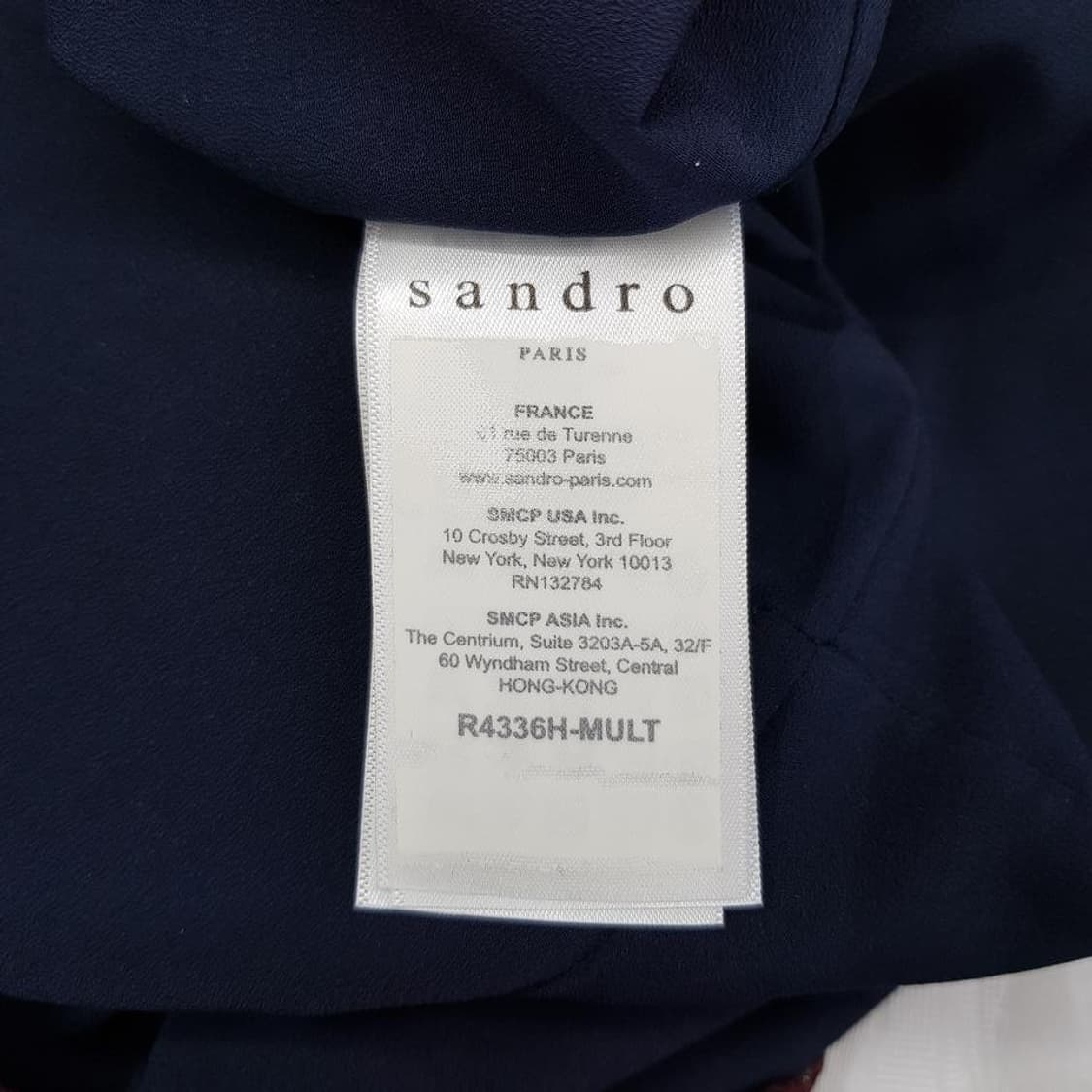 산드로 sandro  배색 플로럴 레이스 미니 원피스 1사이즈 상품이미지9