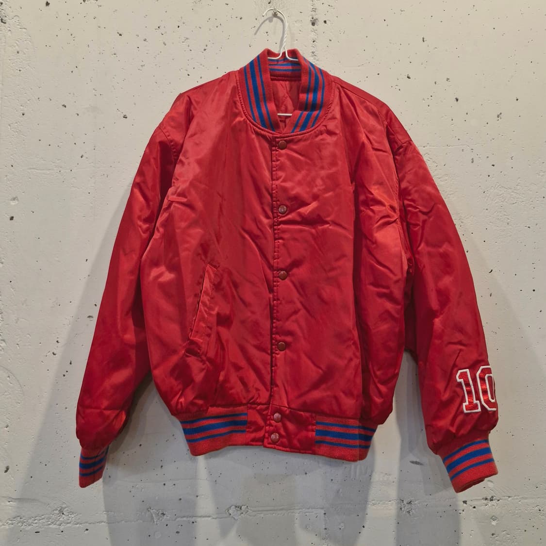 SUPER DRY 슈퍼드라이 새틴 봄버 블루종 자켓 F 상품이미지2