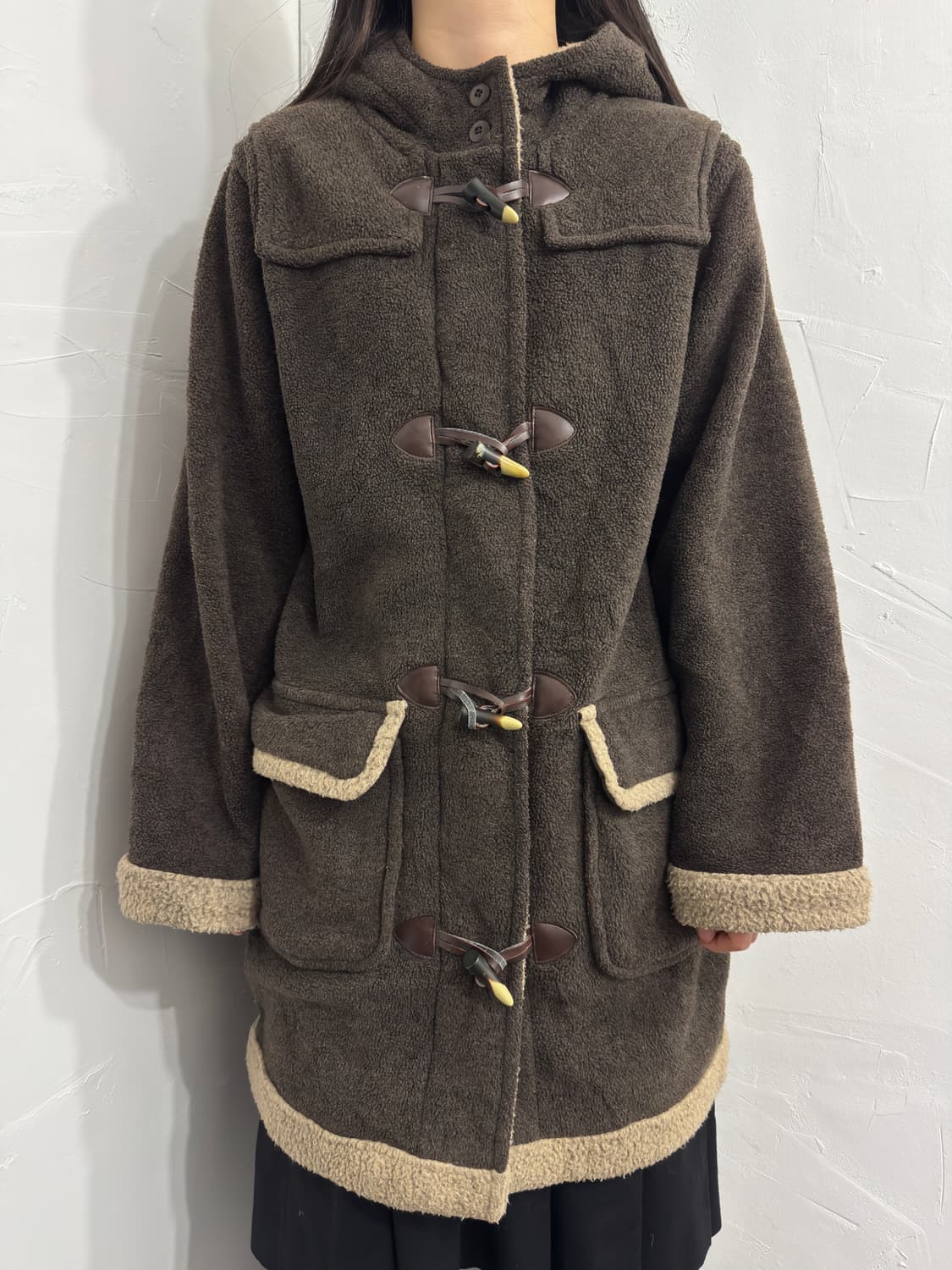 l.l.bean duffle hood fleece coat 상품이미지1