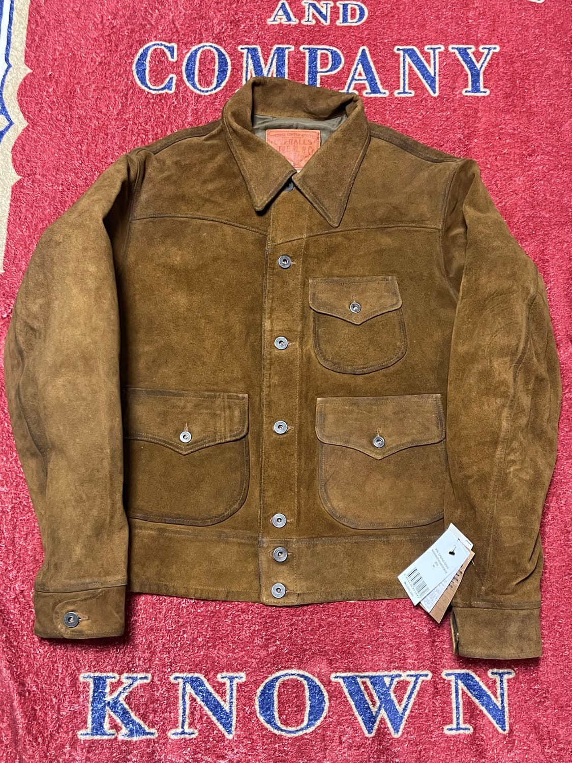 더블알엘 (RRL) 러프아웃 스웨이드 자켓 상품이미지1