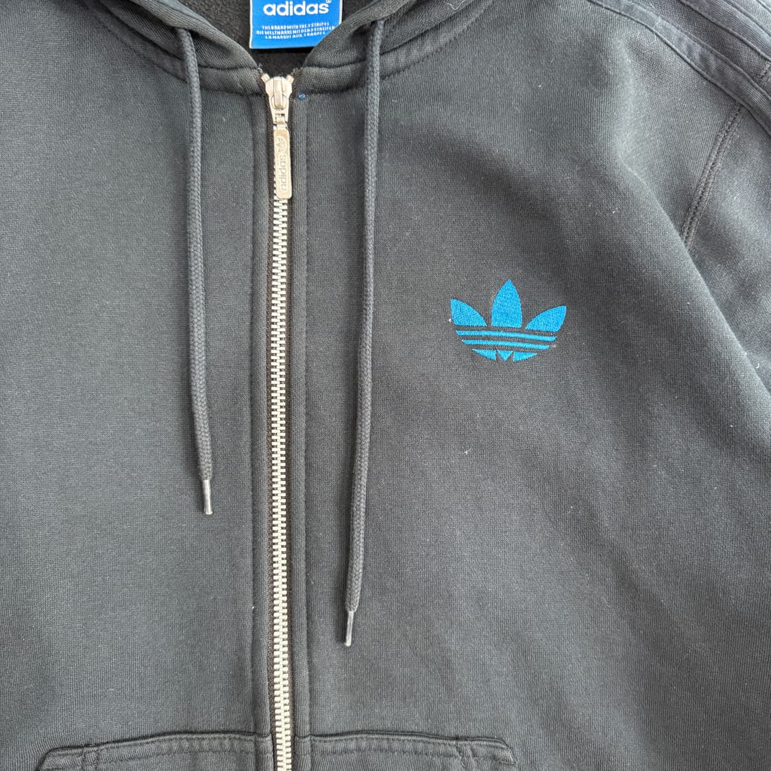 Adidas 아디다스 파이버드 블랙 후드집업 상품이미지3