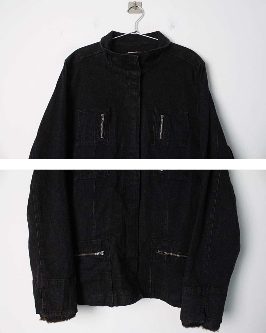 JAPANESE VINTAGE BLACK DENIM JACKET 상품이미지5