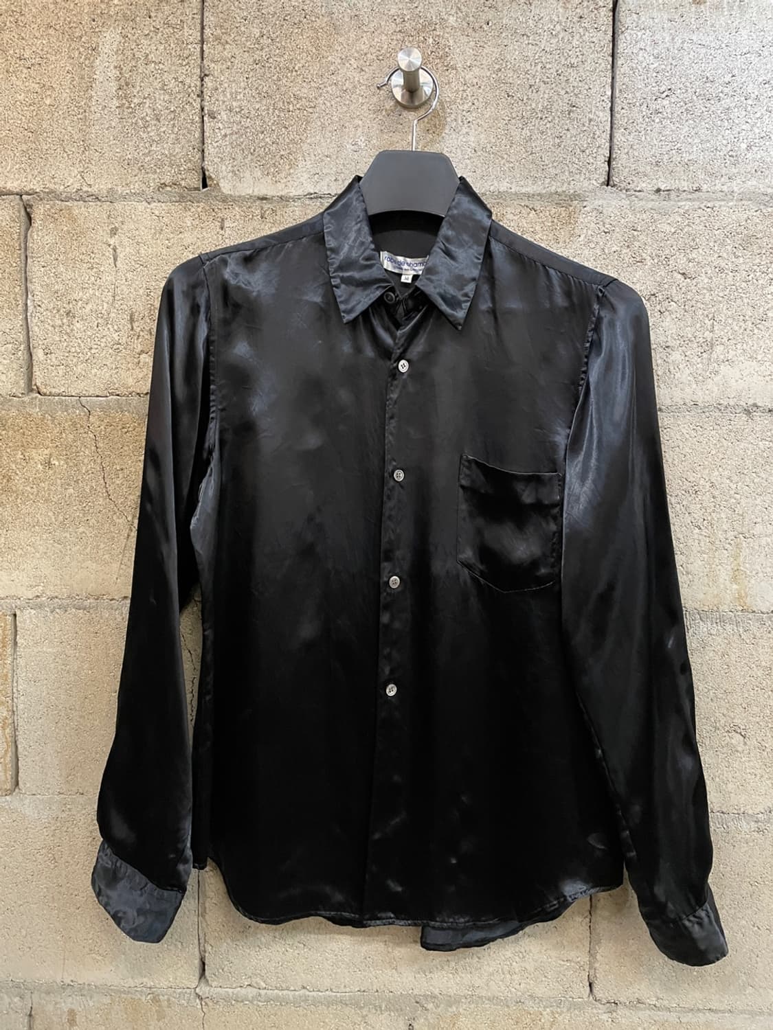 꼼데가르송 로브 드 샴브레 사틴 셔츠 상품이미지1