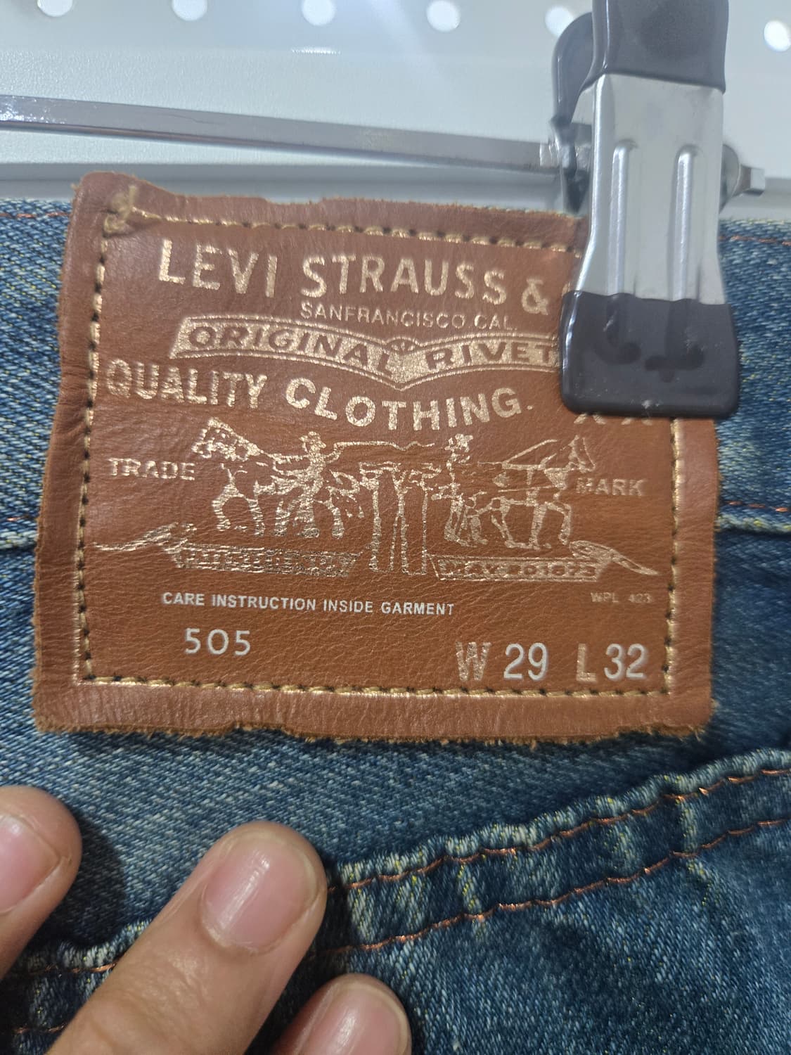 Levi's x CLOT Denim pants 29-30 상품이미지3