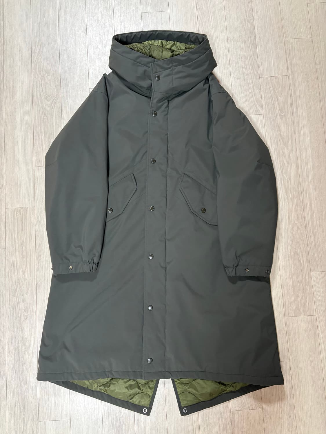 엔지니어드가먼츠 유니클로 후드코트 m 상품이미지1