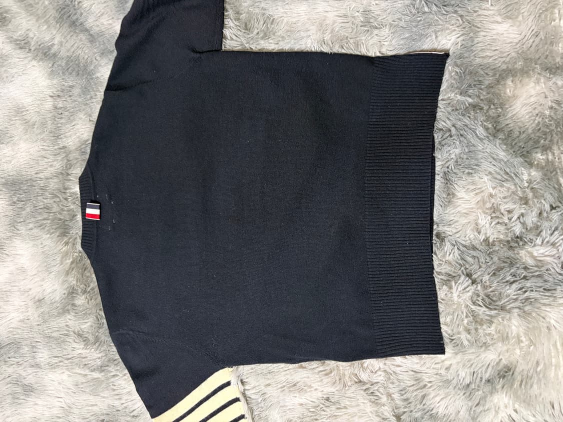 (3/급처) 톰브라운 사선 완장 니트 네이비 3사이즈 상품이미지2