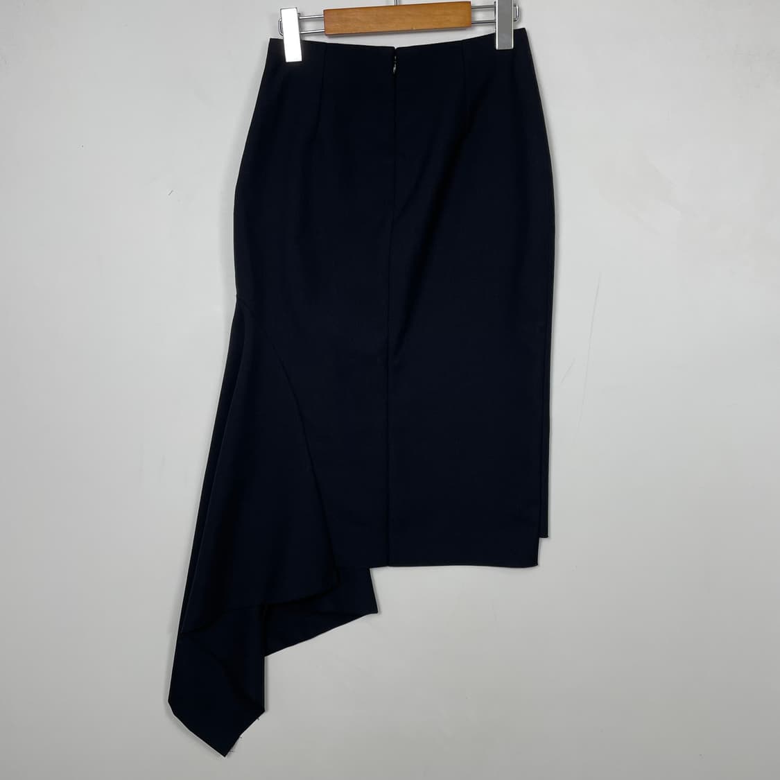 발렌시아가 언발란스 스커트 블랙 상품이미지5