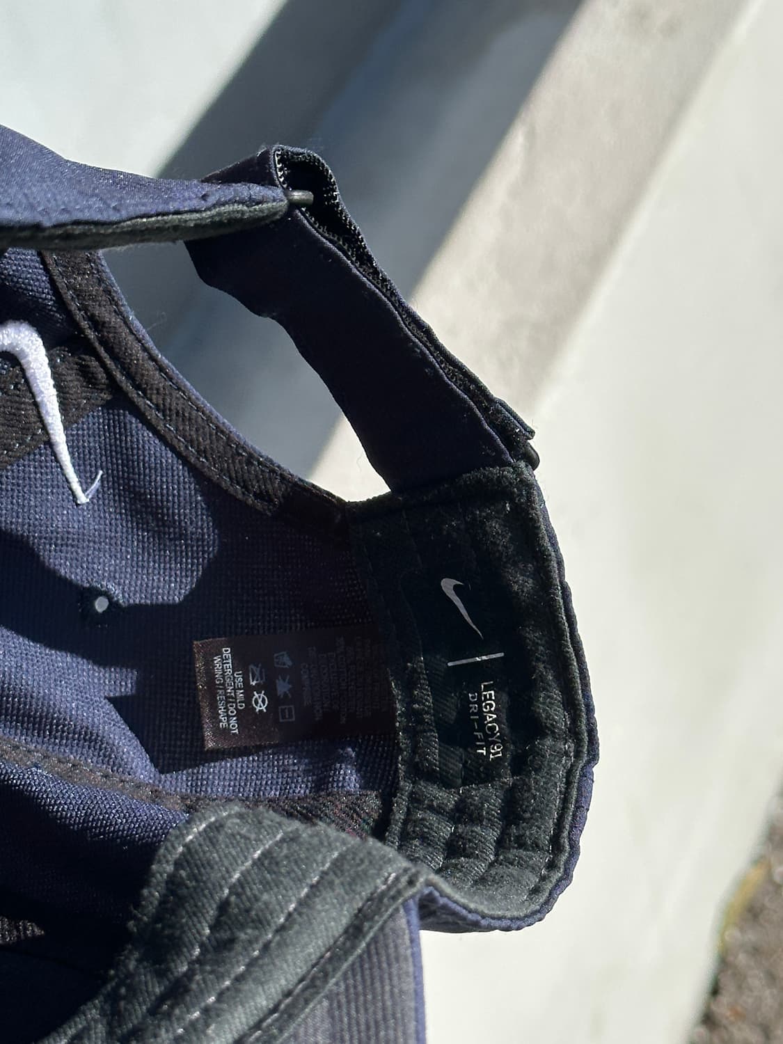 [F] 나이키 로고 레거시91 네이비 볼캡 모자 상품이미지6