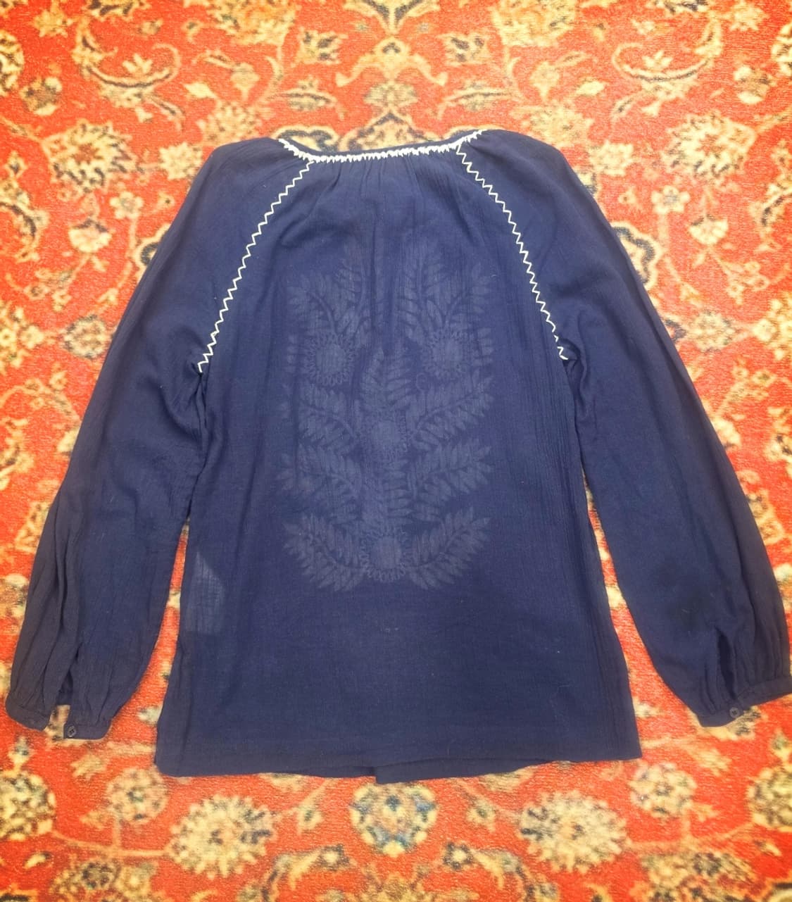토리버치(Tory Burch)킨슬리 에스닉 자수 튜닉 블라우스 상품이미지4