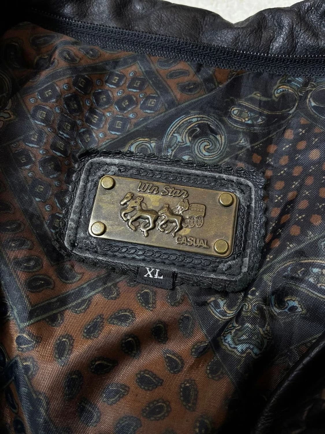 WinStan 90's A-1 리얼 레더 봄버 자켓 PN6377 상품이미지9