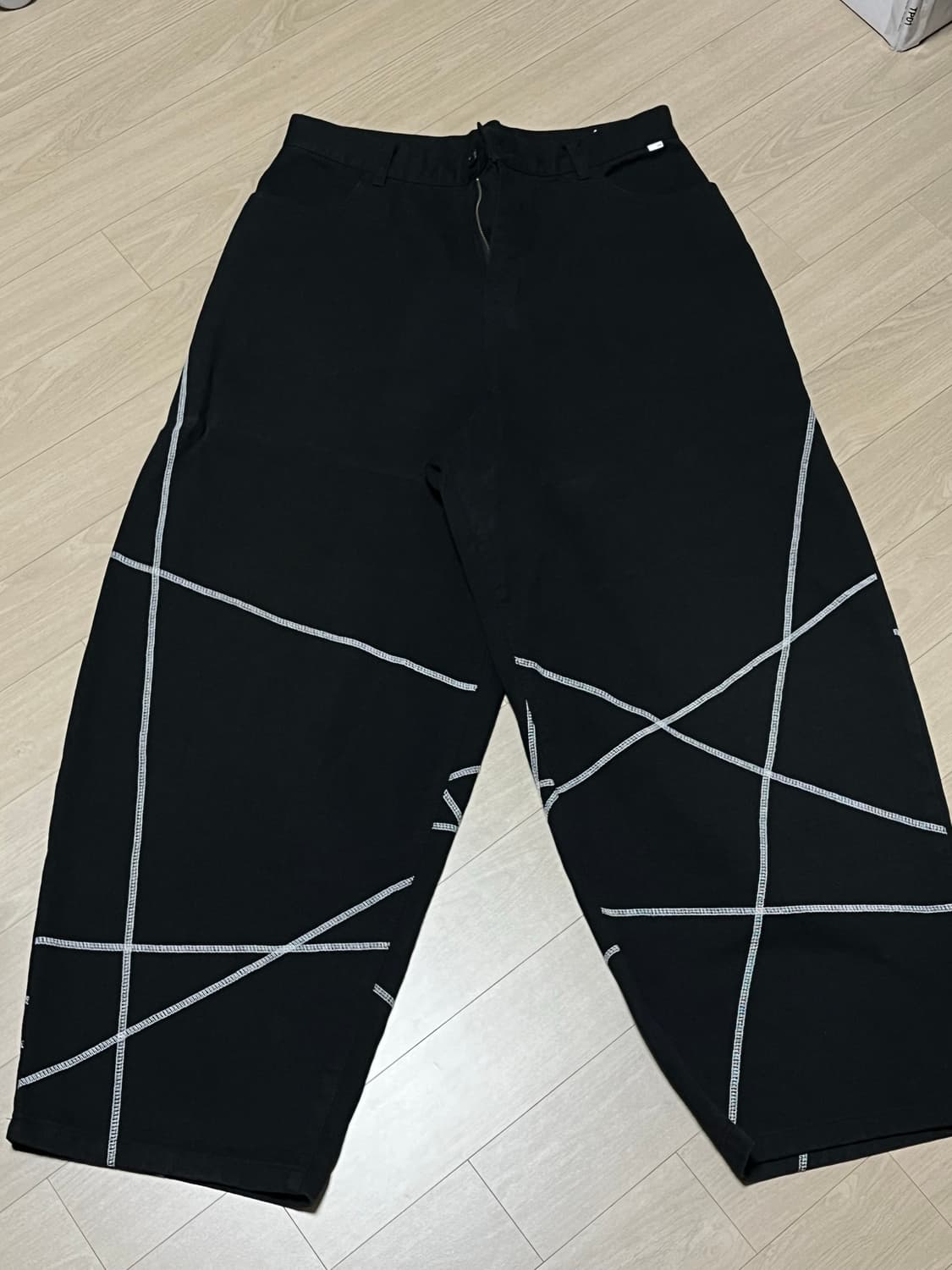 노매뉴얼 S.L WIDE PANTS - BLACK L 상품이미지2