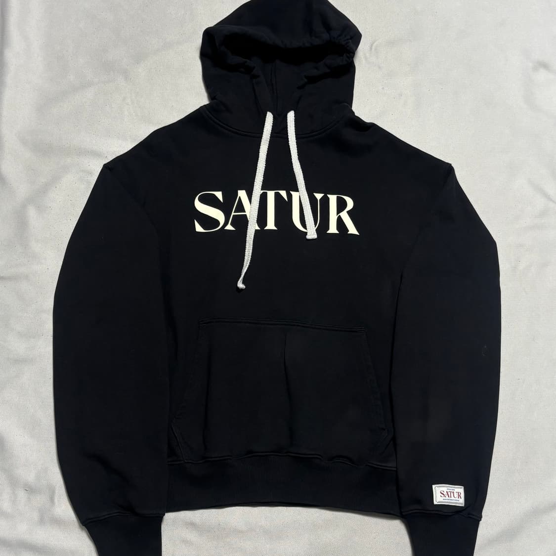 🫶🏻 세터 빅로고 블랙 후드티 🫶🏻 상품이미지1