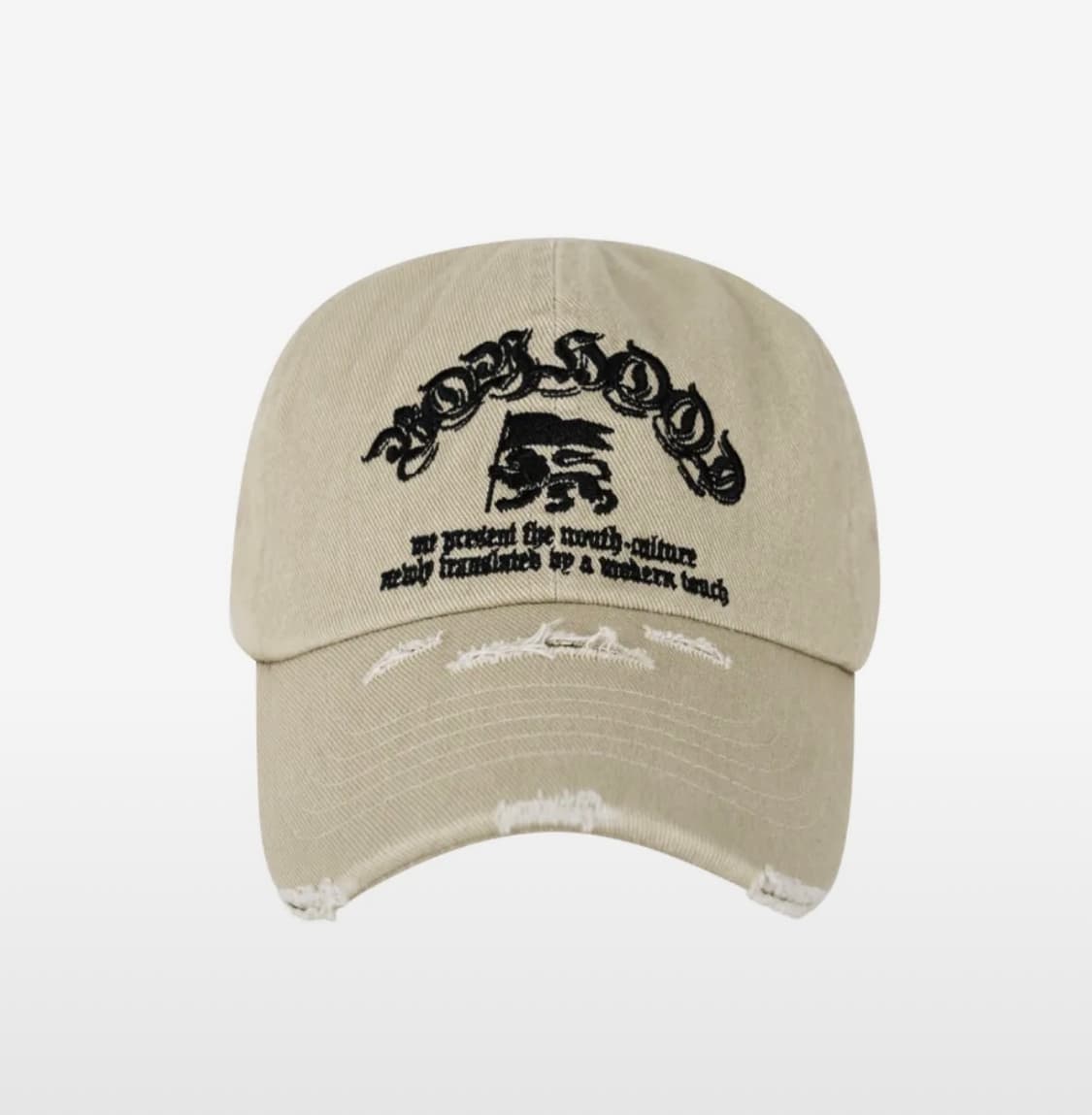 BOY HOOD DESTROYED CAP (BEIGE) 상품이미지1