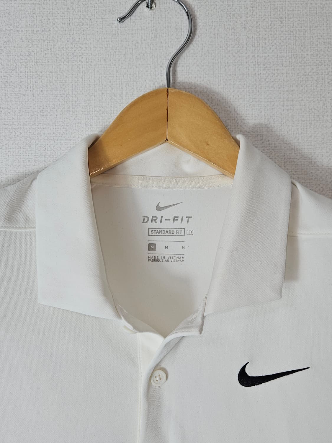 나이키 골프 드라이핏 솔리드 폴로 카라티 반팔 M 95 (거의새상품) 상품이미지2