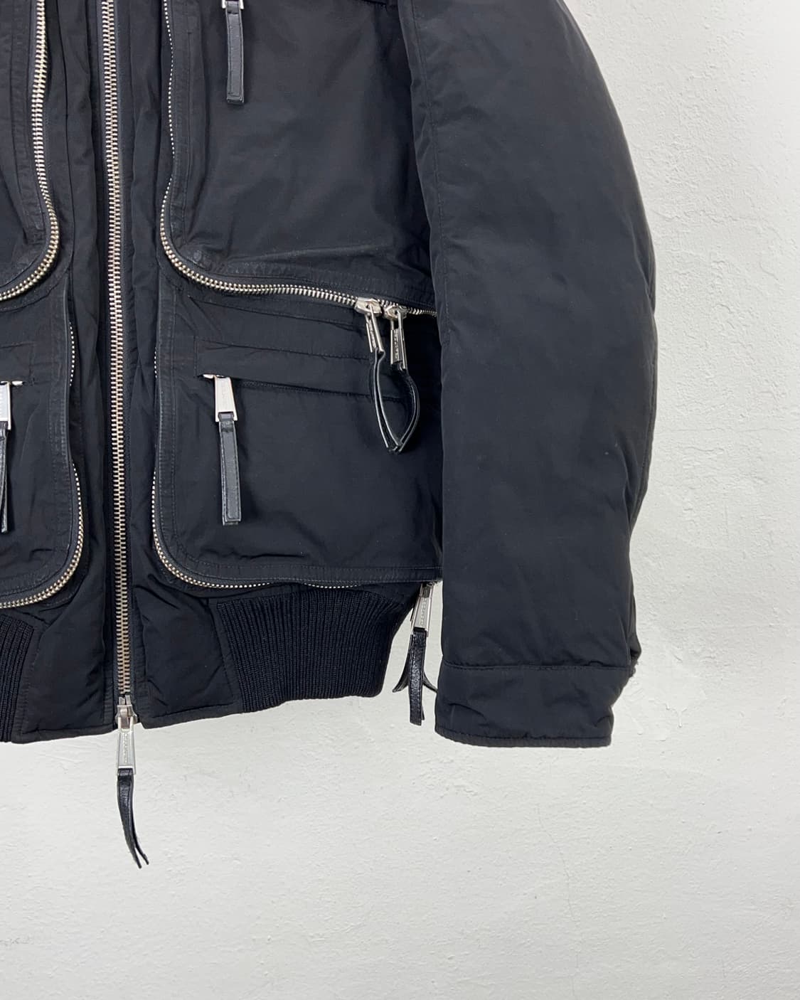 디스퀘어드2 블랙 유틸리티 플레이트 패디드 자켓 상품이미지5