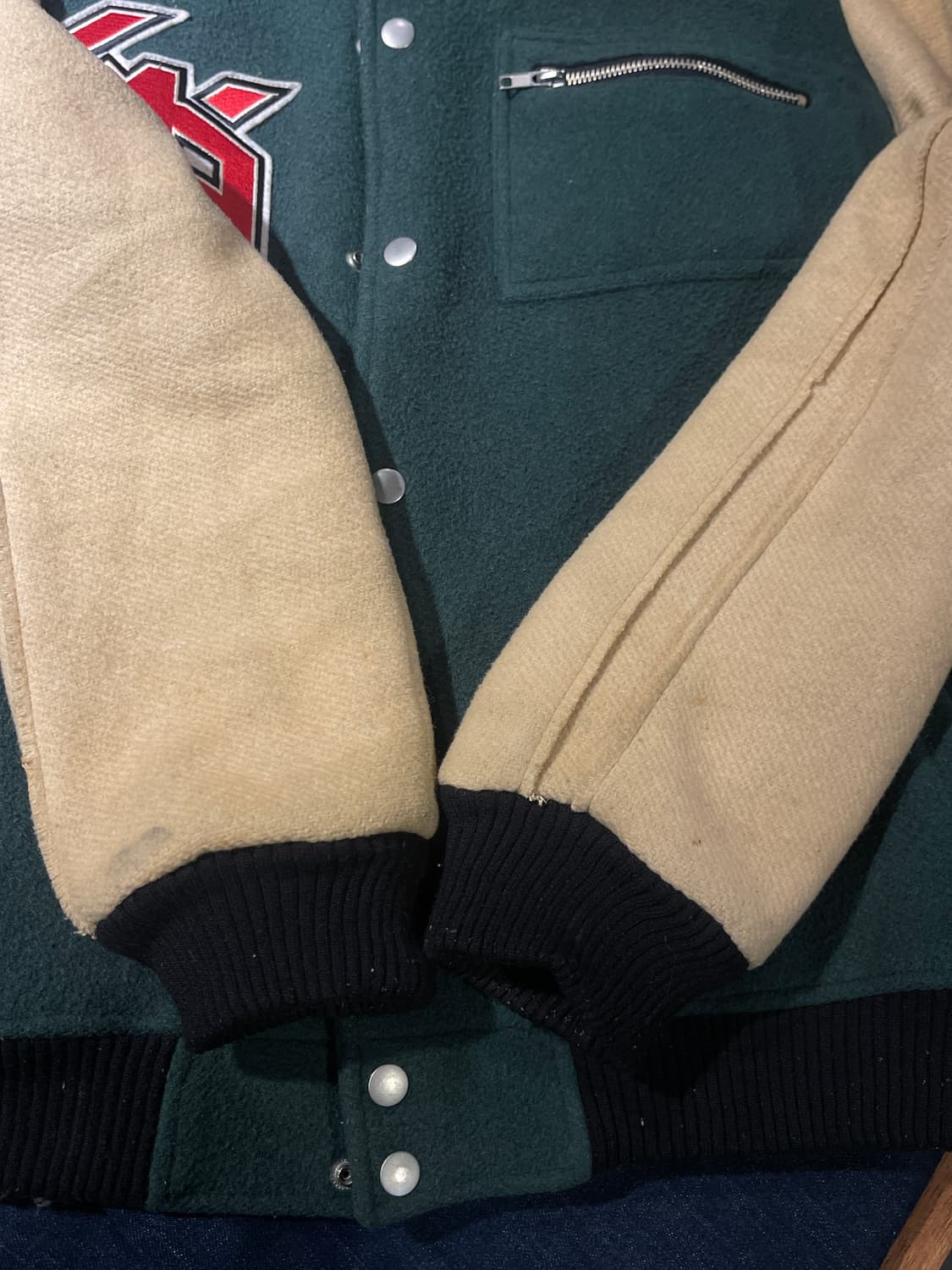 빈티지 울 바시티 자켓 상품이미지6