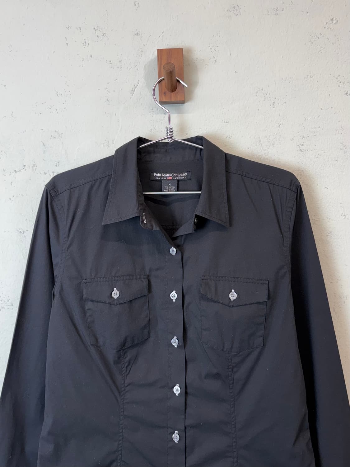 폴로랄프로렌 폴로진스 y2k 블랙 셔츠 상품이미지3