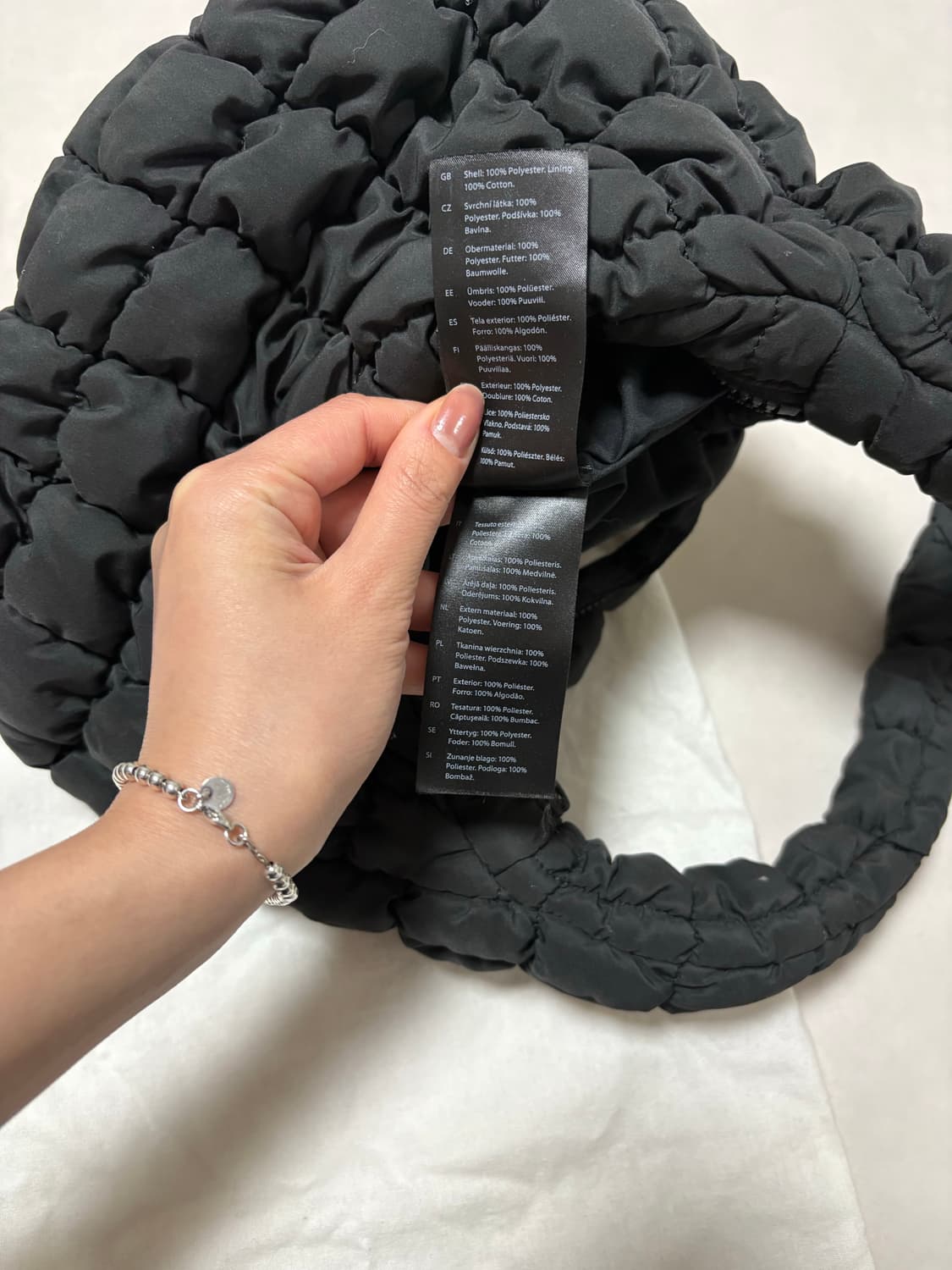 Cos 코스 퀼티드 미니백 블랙 상품이미지6