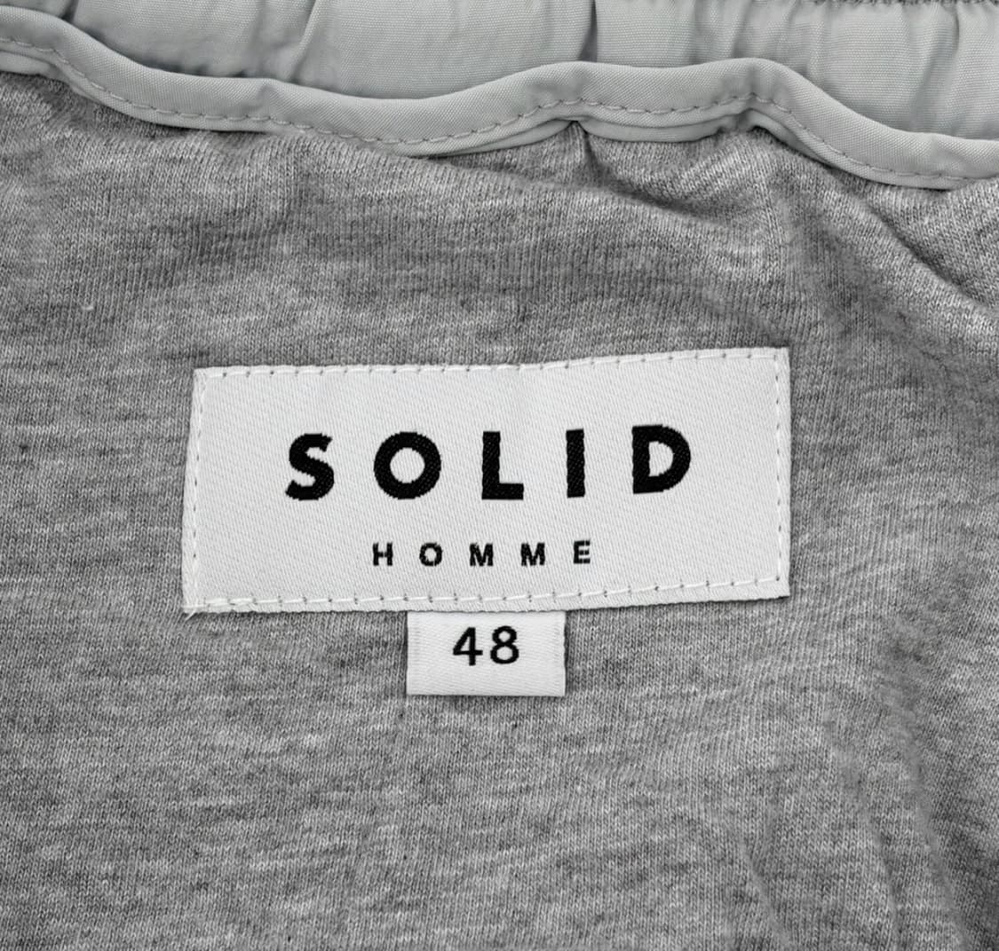 [48] 솔리드옴므 21fw 남성 카고 밴딩 조거 팬츠 그레이 상품이미지8