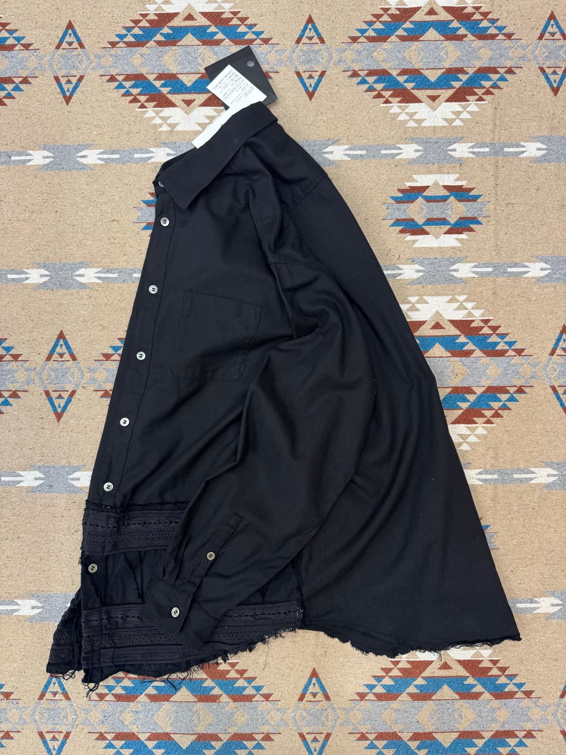 [2][M] 언더커버 엠브로이더드 디자인 플레이드 셔츠  상품이미지6