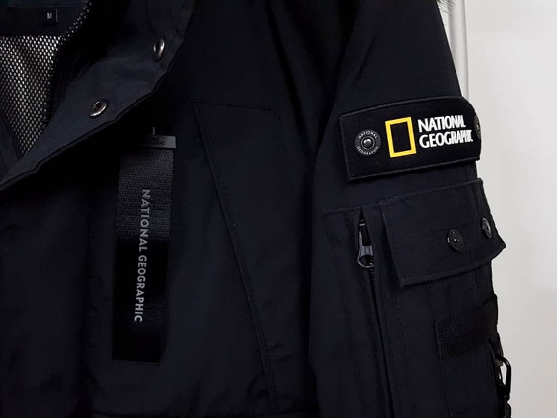 내셔널지오그래픽 남성 타루가  구스다운 숏패딩 블랙 M  상품이미지3