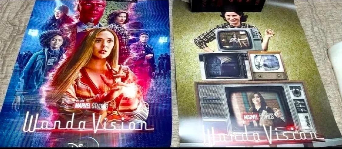 공식 완다비전 wanda vision b2 포스터 메인 케릭터 애거사 상품이미지1