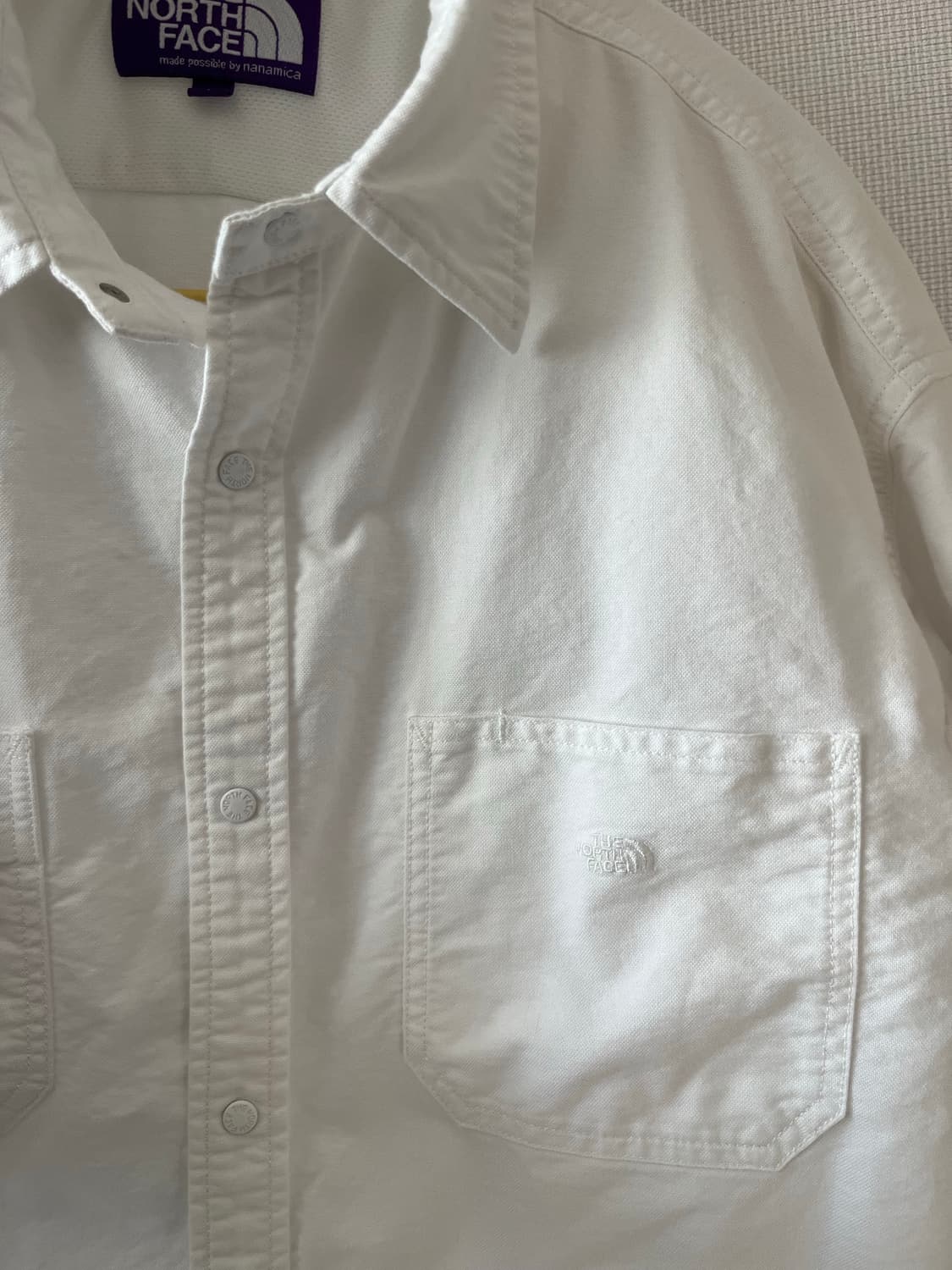 노스페이스퍼플라벨 옥스포드 워크셔츠 라지 상품이미지3