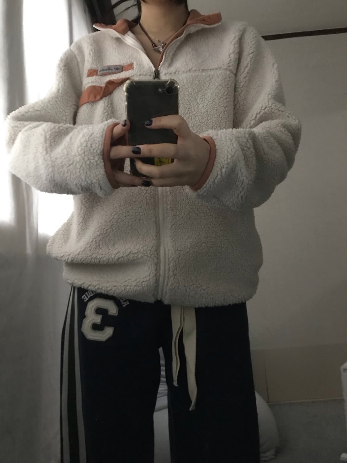 콜롬비아 아이보리 후리스 상품이미지5