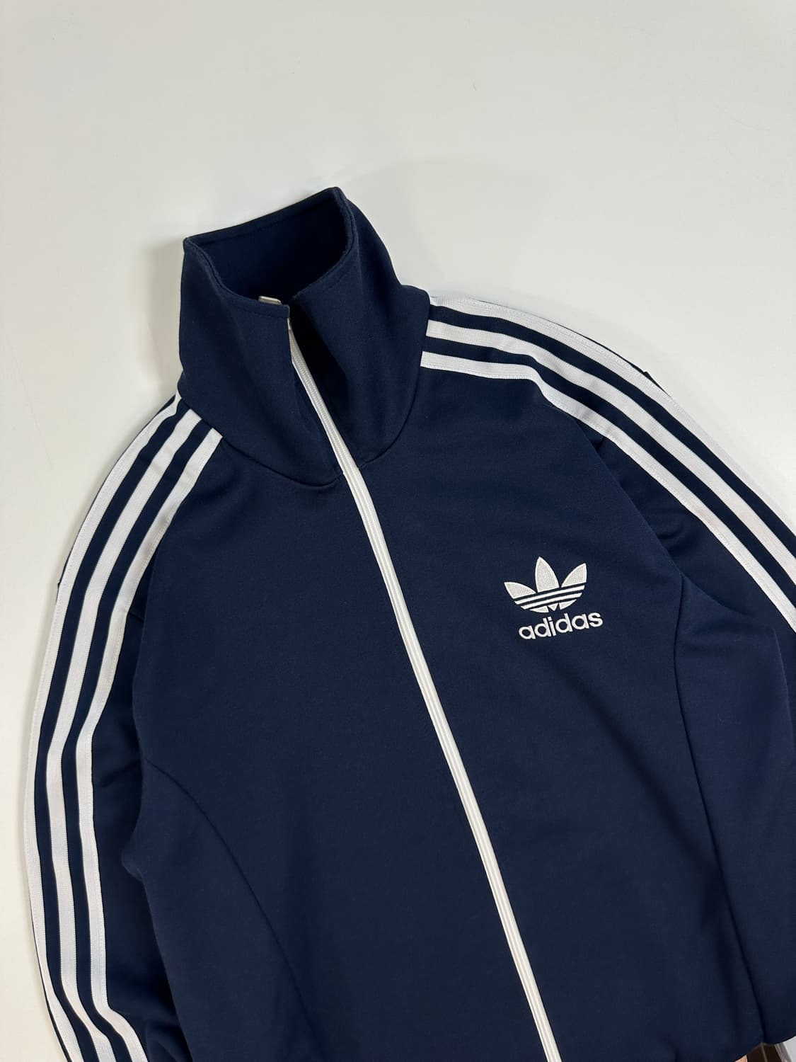 아디다스 adidas  네이비 져지 트랙탑 하이넥 (95-100) 상품이미지1