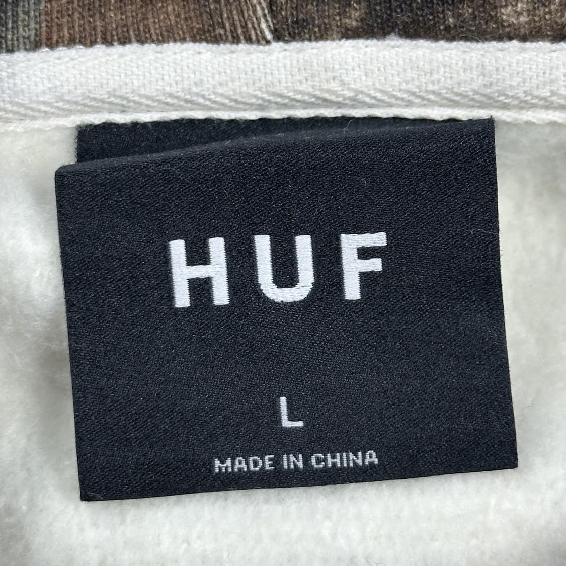 허프 h로고 디테일 헤비 코튼 후드티 (L) 상품이미지6