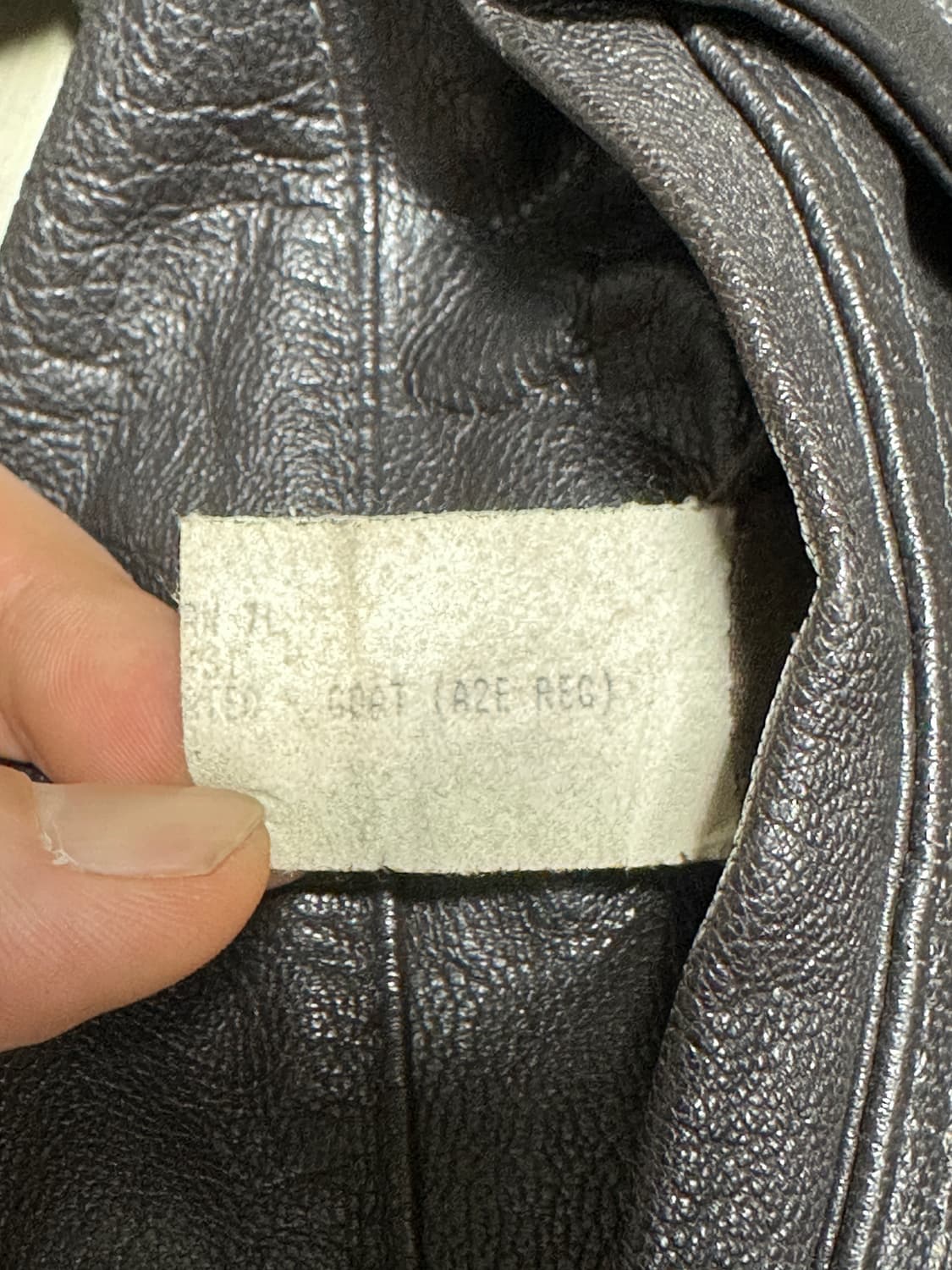 LL Bean 빈티지 A-2 자켓 goat skin 상품이미지9